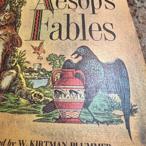 Arabian Nights & Aesop's Fables 2 in 1 (Companion Library, 1963)Vintage Illustra - Picture 2 of 11